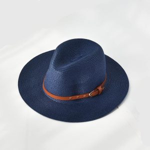 Chapeau de paille panama galon ceinture