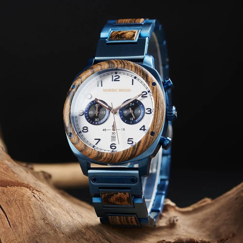 Montre en Bois Homme - White Iceberg – Image 3